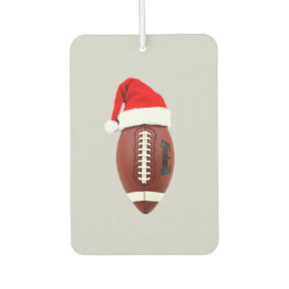 Christmas American Football Ball Santa Hat (3) Autolufterfrischer