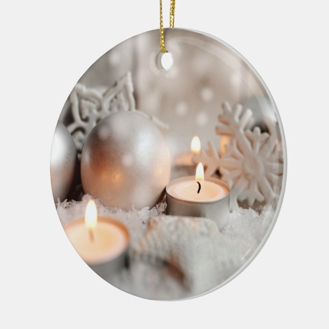 Christmas and Advent Decoration Keramik Ornament (Links)