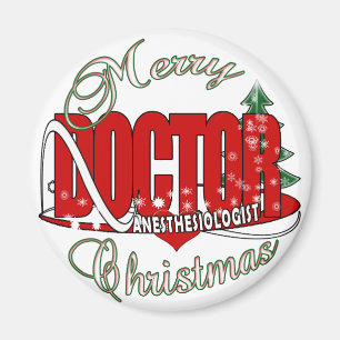 CHRISTMAS ANESTHESIOLOGIST MAGNET