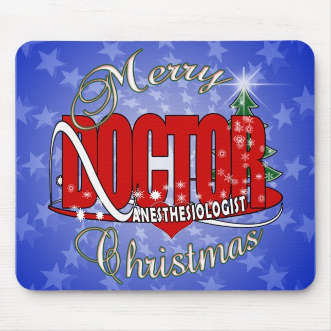 CHRISTMAS ANESTHESIOLOGIST MOUSEPAD (Vorne)