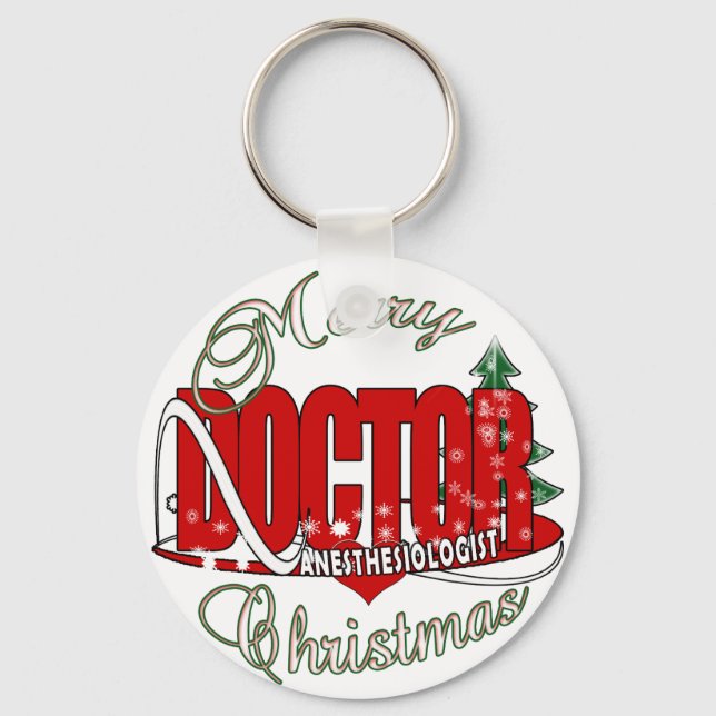 CHRISTMAS ANESTHESIOLOGIST SCHLÜSSELANHÄNGER (Vorderseite)