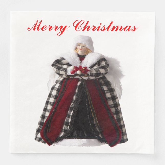 Christmas Angel 1 Napkins Serviette (Vorderseite)