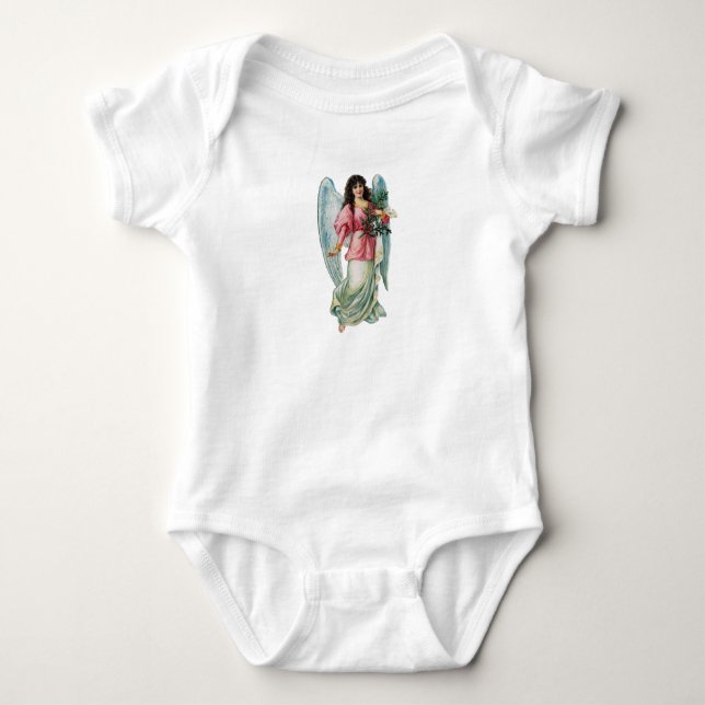Christmas Angel Baby T-Shirt Baby Strampler (Vorderseite)