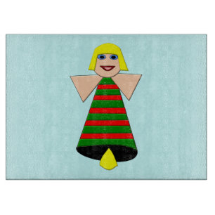 Christmas Angel Bell Cutting Board Schneidebrett