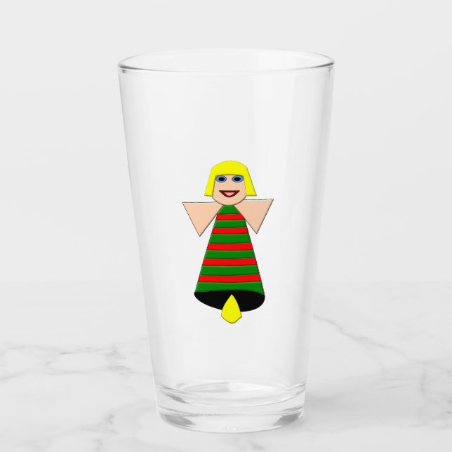 Christmas Angel Bell Glas (Vorderseite)