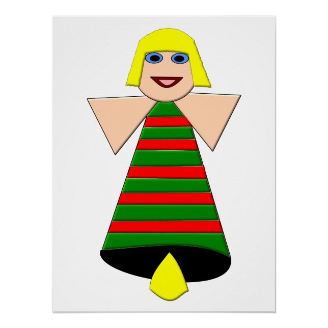 Christmas Angel Bell Poster (Vorderseite)