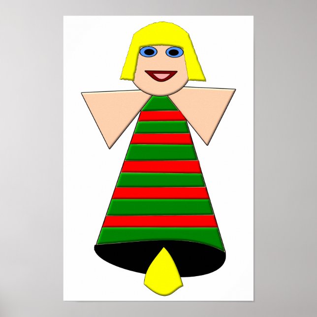 Christmas Angel Bell Poster (Vorne)