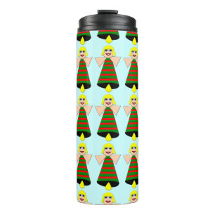 Christmas Angel Bell Thermal Tumbler Thermosbecher