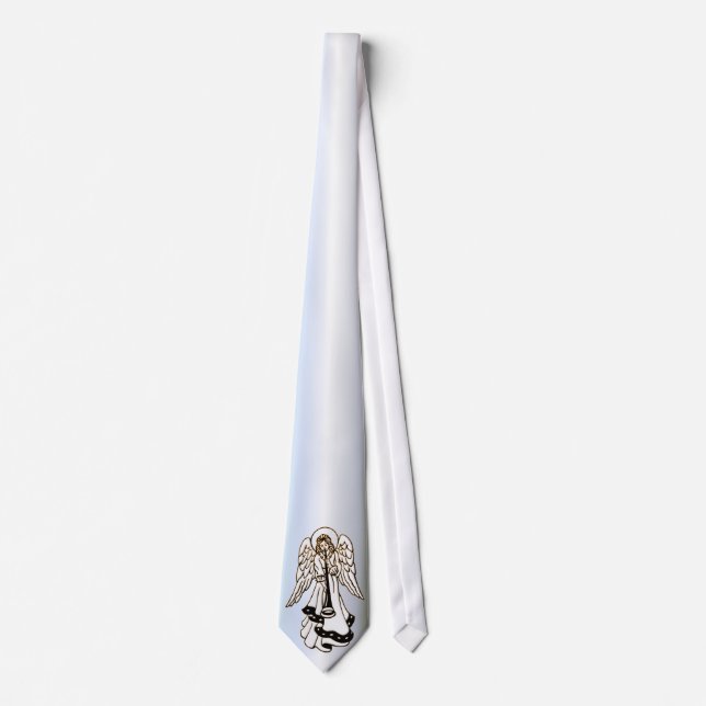 Christmas Angel Brass Trumpet Krawatte (Vorderseite)