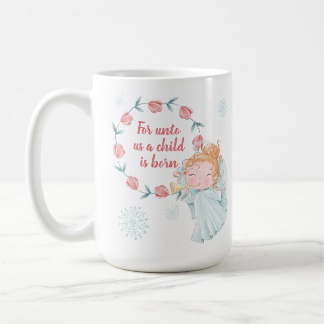 Christmas Angel Christlich Kaffeetasse (Links)