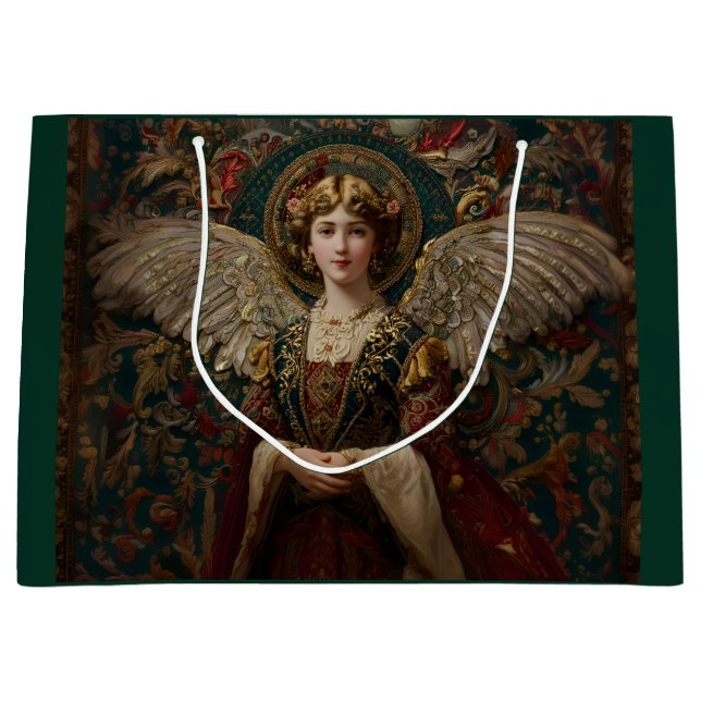 Christmas Angel Große Geschenktüte (Vorderseite)