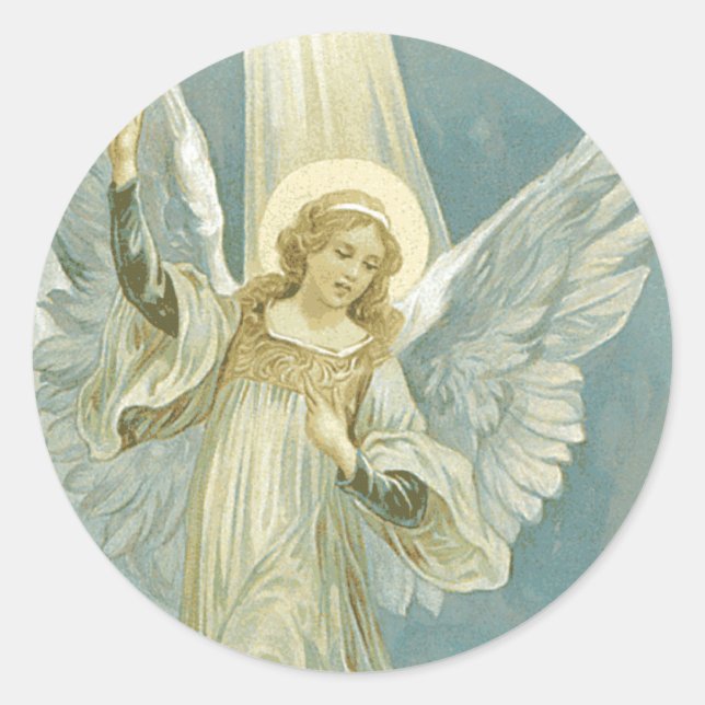 Christmas Angel Sticker (Vorderseite)