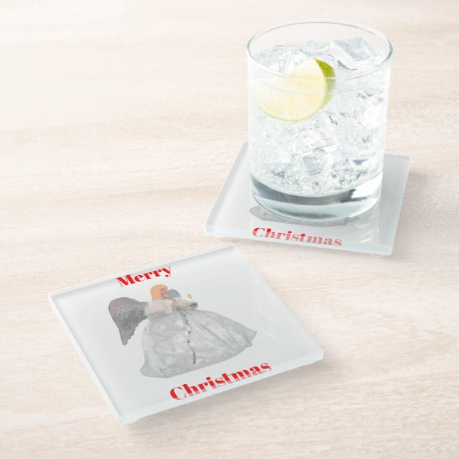 Christmas Angel Untersetzer (Schrägansicht)