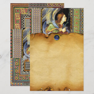 CHRISTMAS ANGEL von FILIPPINO LIPPI Parchment Briefpapier