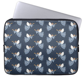 Christmas Angel Weltfrieden Holiday Heartfelt Laptopschutzhülle