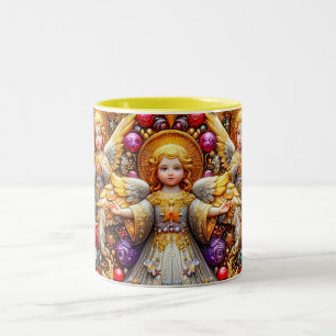 ~ CHRISTMAS ANGELS ~ ZWEIFARBIGE TASSE