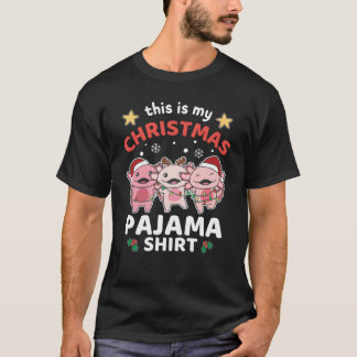 Christmas Aolotl Christmas Pajamas Freund T-Shirt