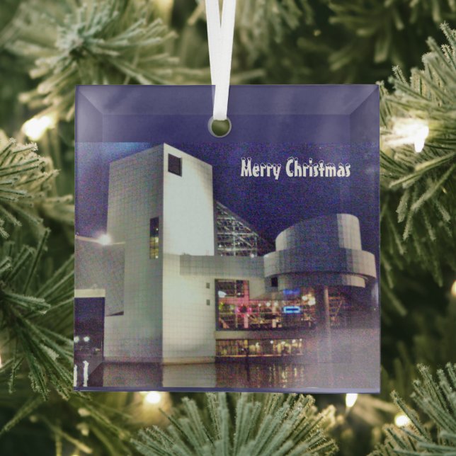 CHRISTMAS AUF DEM SEE ERIE ORNAMENT AUS GLAS (Insitu)