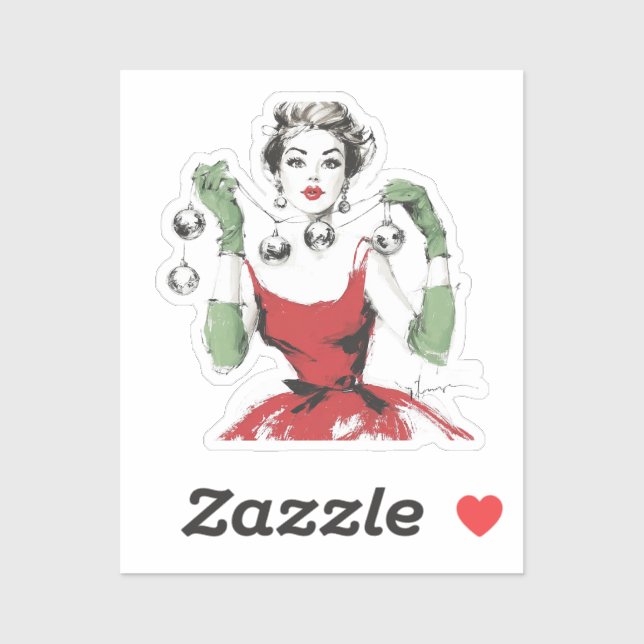 Christmas  aufkleber (Blatt)