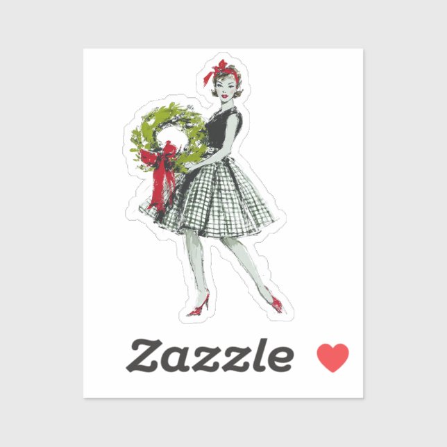 Christmas  aufkleber (Blatt)