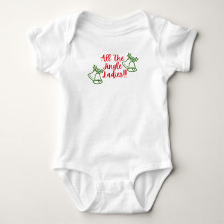 Christmas Baby Bodysuit - Jingle Ladys Bells Baby Strampler
