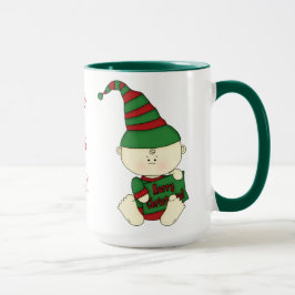 Christmas Baby Green+Red Tasse