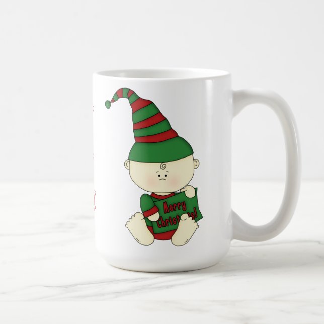 Christmas Baby Green+Red Tasse (Rechts)