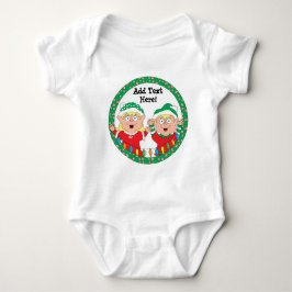 Christmas Baby Jersey Bodysuit Strampler