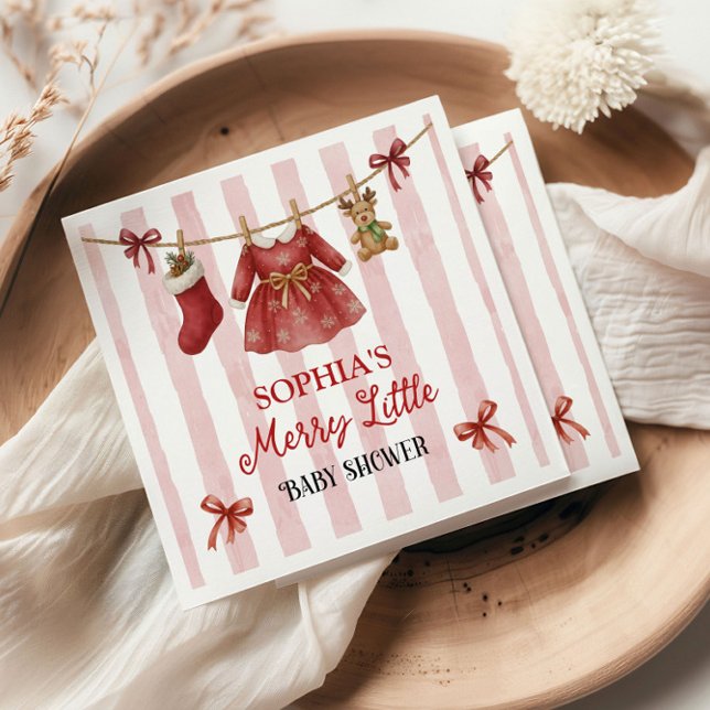 Christmas Baby Shower  Serviette (Von Creator hochgeladen)