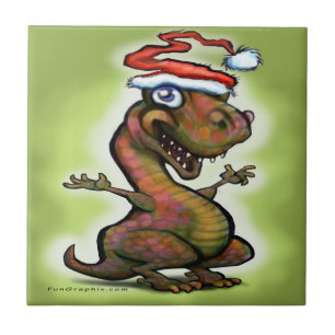 Christmas Baby T-Rex Fliese