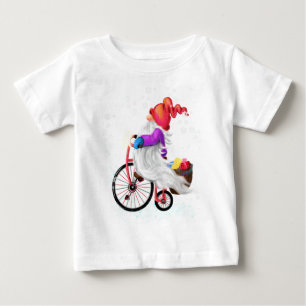 Christmas Baby T - Shirt Gnome mit Geschenken