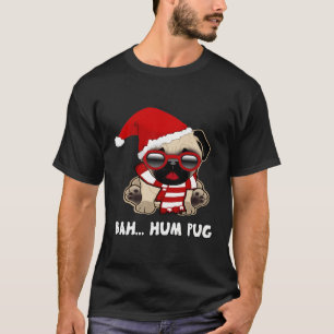 Christmas Bah Hum Mops T-Shirt