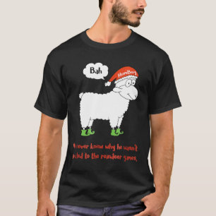 Christmas Bah Humbug lustige Reindeer Sheep Sarcas T-Shirt