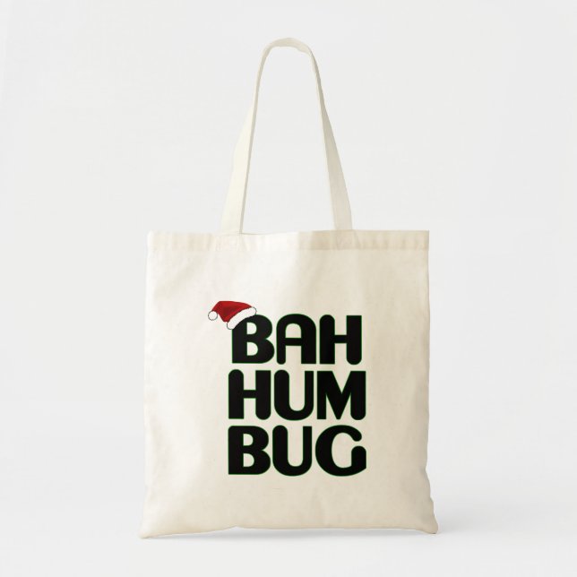 Christmas Bah Humbug Sweatshirt Xmas Humbug Santa Tragetasche (Vorne)