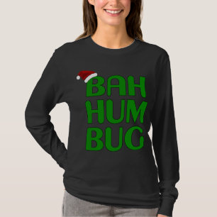Christmas Bah Humbug Xmas Humbug Weihnachtsmannmüt T-Shirt
