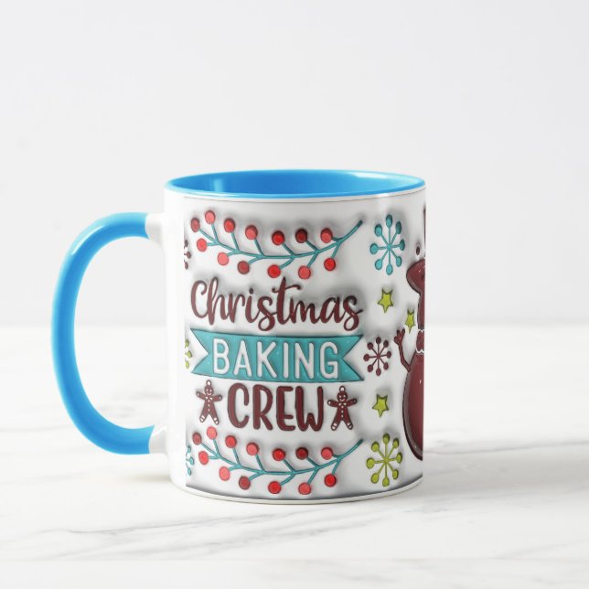 Christmas Baking Crew Mug Tasse (Links)