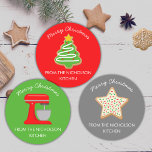 CHRISTMAS BAKING ETIKETTEN<br><div class="desc">Niedliche Weihnachtskekse für Bäcker,  um ihre köstlichen Kreationen zu kennzeichnen</div>
