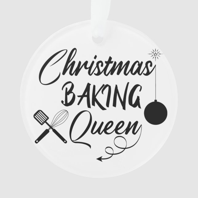 Christmas Baking Queen Cuisine Lover Baker (devant)
