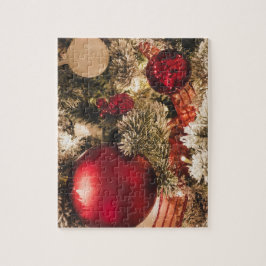 Christmas Ball Red Jigsaw Puzzle