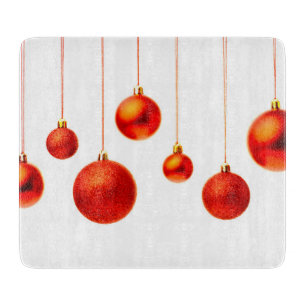 Christmas Balls Schneidebrett