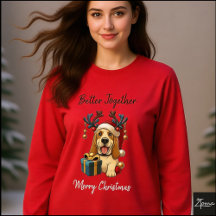 Christmas Basset Hound Reindeer Gift Graphic