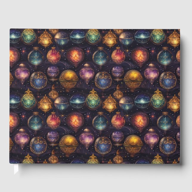 Christmas Baubles Gästebuch (Vorderseite)