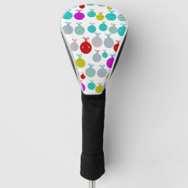 Christmas Baubles Golf Head Cover Design Golf Headcover