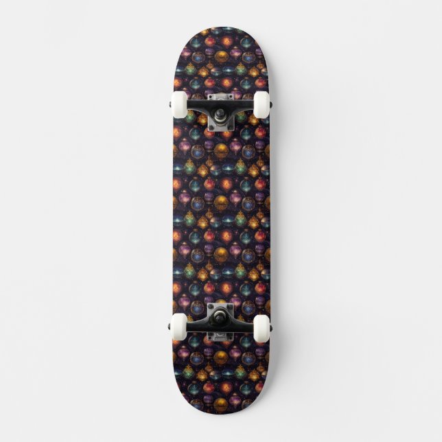 Christmas Baubles Skateboard (Vorderseite)