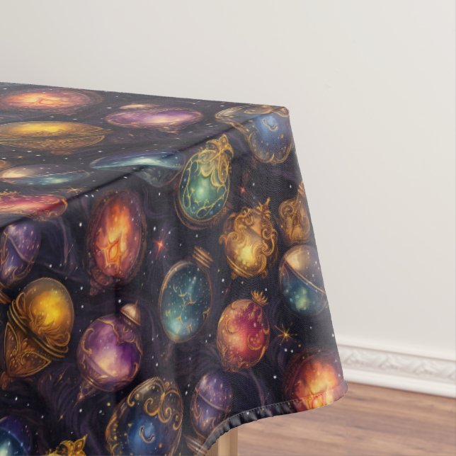 Christmas Baubles Tableclout Tischdecke (Beispiel)