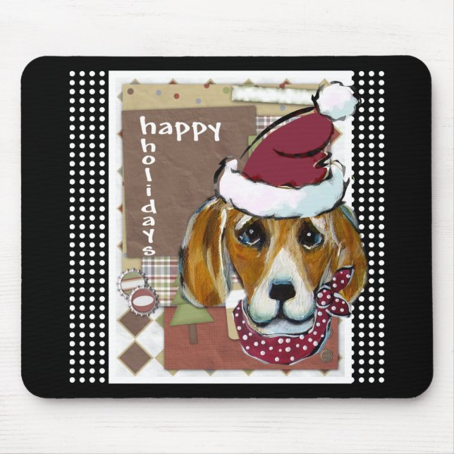 CHRISTMAS BEAGEL MOUSEPAD (Vorne)