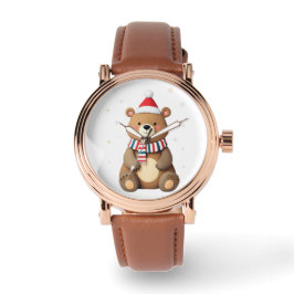 Christmas Bear Armbanduhr