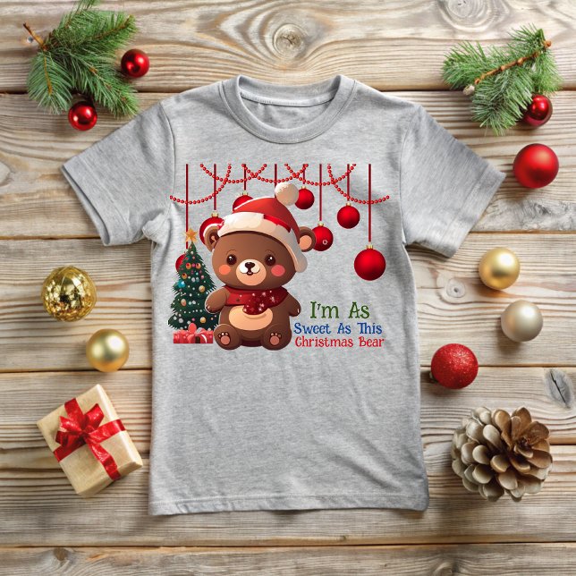 Christmas Bear Baby T-shirt (Von Creator hochgeladen)