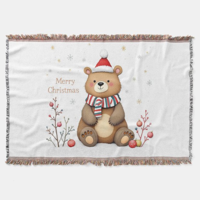 Christmas Bear Decke (Vorderseite)
