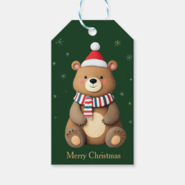 Christmas Bear Geschenkanhänger